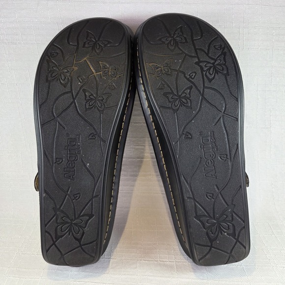 Alegria Leather Adjustable Backstrap Clogs Women's EU42 US10.5 Myrtle Boheme - Picture 13 of 13